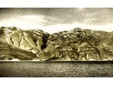 A view of the bay of Fair Havens, south of the island of Crete. An early photograph.